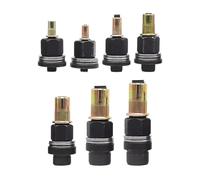 Rivet Nut Tool Kit - 7 Pieces Carbon Steel Drill Attachment | Nutsert Tool Kit Suitable For Workshops Warehouses Working Automotive Repair Shelving Installation