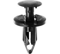 Rivet Plastique en Sachet pour Bouclier et Carter d'Aile/Pare-Boue, 8 à 8.25mm Poinçon, 3 à 8mm F1, Lot de 8, Noire
