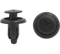rivet plastique noir universel fixation-projection Agrafes Rivet 6mm pour voiture 50pcs