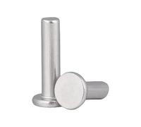 Rivet plein en aluminium, M2-M8 en aluminium plat 3-50 mm, débouchure à commande manuelle, paquet de 355(40mm,M8(5pcs))