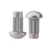 Rivet plein en aluminium, Pack de 100 rivets moletés en aluminium massif GB827 for plaque signalétique M2 à M4 | M2x4(M2.5x8)