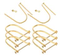 Rivet pour Éventail Pliant, Kit de Réparation 8 Sets, Métal | Fixations Discrètes à Pose sans Outil, pour Papier de Calligraphie et Soie, Usage Collection et Illustration