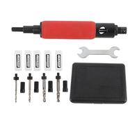 Rivet Repose Tool Set Tool High Strength Ally Steel Construction de construction Kit de forage de précision pour diverses applications