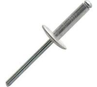 Rivet Scellit standard aluminium acier tête extra large ASX