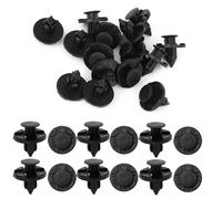 sourcing map Fixation Clip en Plastique Boue Rivet 25 Morceaux de 8 mm