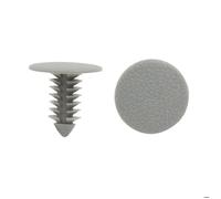 Rivet véhicule SOURCING MAP 100pcs Agrafes Garniture Plastique Porte Pare-Choc Avant Gris Fixation Rivets 8mm pour Voiture
