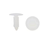 sourcing map 100Pcs Rivets de porte de voiture universels Clip de retenue du panneau de garniture de pare-chocs 7mm Transparent