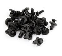Rivet véhicule SOURCING MAP 20pcs 7mm Trou Rivet De Vis De Pression En Plastique Clips De Fixations De Panneau pour voiture