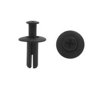 Rivet véhicule SOURCING MAP 20pcs 8mm x 20mm x 20mm Clips fixation rivets plastique noir pour aile auto voiture