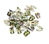 Rivet véhicule SOURCING MAP 25pcs 9.2mm Trou Métal Retenu Rivets Clips console voiture