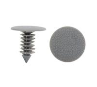 Rivet véhicule - SOURCING MAP - 50 pièces - Plastique - Gris - Pour trou 9 mm