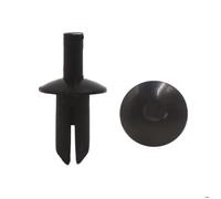 Rivet véhicule SOURCING MAP 50pcs 5mm Diamètre rivets en plastique trou fixation projection clips retenue noir