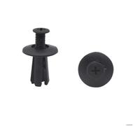 Rivet véhicule SOURCING MAP 50pcs Noir Voiture Rivets Plastique Porte Tronc vis Amortisseur 8mm colliez Fixation