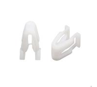 sourcing map Auto Voiture Tableau de bord Garniture fixation Rivet en plastique Blanc 20 Pcs