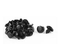 Rivet véhicule SOURCING MAP Voiture Trou 7mm Rivets Plastiques Agrafe Clips Tige-Poussoir 15pcs