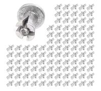 Rivetas à tête moyenne : corps en métal résistant, ajustement d'expansion doux | Dome Head Pop aveugle pour la fixation de bricolage, réparation d'appareils de précision, électrode