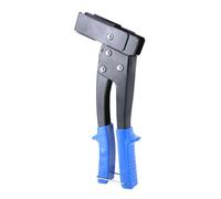 Riveter manuel robuste 3/32"-1/8"-5/32"-3/16" 4 pièces de nez comprenant 30 rivets pour rivets à éclater en métal Kit d'outils à main