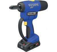 Riveteuse 18V/2Ah PowerBird® Pro CAS - rivets Ø 2,4 à 6,4 mm - batterie + chargeur SFS GROUP DIVISION RIVETING GESIPA