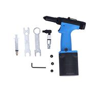 Riveteuse à air 2,4-4,8 mm, extracteur de rivets pneumatique, outil hydraulique de rivetage de qualité industrielle avec joint universel rotatif et trou supérieur d'injection d'hui