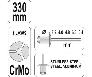 Riveteuse manuelle Yato YT-3609