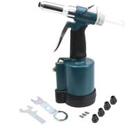 Riveteuse Pneumatique à Air Comprimé jusqu’à 6,4 mm - Pince à Rivets Pneumatique Professionnelle - Outil de Rivetage pour Atelier, Carrosserie et Métal