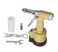Riveteuse pneumatique, forte Force de traction, fonctionnement efficace, Kit de pistolet de rivetage à Air léger en aluminium KP-701 (Prise UE)