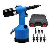 Riveteuse pneumatique hydraulique automatique Outil de rivetage aveuglant,pistolet à riveter pneumatique hydraulique industriel, pistolets à vis électriques Outil de rivetage pneumatique avec mandrins