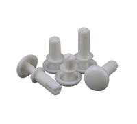 Rivets à expansion en nylon, 2,1/2,7/3,1/3,6/4,1/5,1/6,1 mm, type R, écrou riveter, clip de boucle et plastique(White,R3075 (120pcs))
