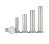 Rivets à tête ronde solides, Assortiment de rivets à tête fraisée en aluminium massif M2 M8, plusieurs tailles(25mm,M3 (200pcs))