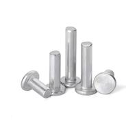 Rivets à tête ronde solides, Assortiment de rivets fraisés auto-obturants à percussion en alliage d'aluminium GB109, paquet 400(3mm,M3 (100Pcs))