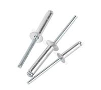Rivets aveugles à tête fraisée en aluminium M2.4 M3 M3.2 M4 M5, 5 à 20 pièces, Rivets Pop à tête plate, mandrin de rupture, clous de décoration L = 5~25mm(M2.4 (50pcs),6mm)