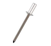 Rivets aveugles à tête large, Rivets aveugles en aluminium à extrémité fermée, 30/50 pièces, tailles multiples(50pcs,4.8x16mm)