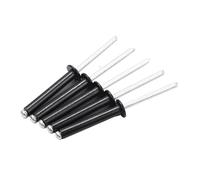 Rivets aveugles en aluminium, 5 à 50 pièces, M2.4 M2.8 M3.2 M4 M5, tête en forme de dôme noir, Rivets Pop for métal et plastique(M3.2 20pcs,12mm)