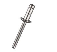 Rivets aveugles en aluminium, Stainless Steel Blind Rivets 6.4mm 10.5-24.5mm 30/50 Pcs(6.4x22.5mm,30Pcs)