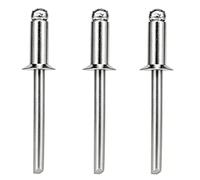 Rivets aveugles fraisés en acier inoxydable, Rivets Pop à extrémité ouverte à tête plate de 3mm pour bateau marin, réparation automobile, tôle, 100 pièces(3x9mm)