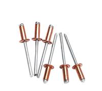 Rivets aveugles, Rivets aveugles à tête dôme en laiton M2.4 M3.2 M4 .8, clous de traction extrémité ouverte for mandrin for bricolage, artisanat et matériel(M3.2x5mm(20Pcs))