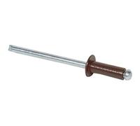 RIVETS BRIXO ALUMINIUM MARRON 4X10 PACK. 500 PIÈCES