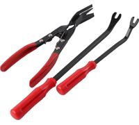 Rivets Clips Pince, outils automobiles Red & Black Pray Bar Pince pour enlever les panneaux de porte de voiture -Polster -Armatelas de toit