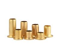 Rivets creux en laiton, M0,9 M1,5 M2 M2,5 M3 M4 M5 M6, clous for circuits imprimés, écrous tubulaires traversants (M3 x 2,5 mm, 100 pièces)(M2x4mm(100pcs))