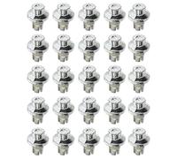Rivets de Jante de Roue, 25 Pcs Rivets de Jante de Voiture Rivets à Lèvres écrous pour AH Série Ds Jantes Capuchon Lèvre Vis Boulon Pneu
