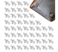 Rivets de traction demi-ronds - Rivets à tête demi-ronde | Rivet pop aveugle à bride | Rivets solides à tête ronde en aluminium | Rivets pop à tête ronde en aluminium | Rivets pop pour stores à tête