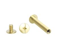 Rivets de vis reliure, Kit multicolore M5x5-100mm paquet 10(Golden,(5pcs)5x75mm)