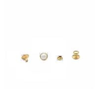 Rivets Décoratifs 50 goujons de Rivets garniture colorés 7.5mm/10mm | For bricolage artisanat sac à vêtements décor en cuir(White-7.5mm)