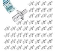 Rivets d'entraînement à grande tête en aluminium - Rivets d'entraînement à tête ronde - Rivets pop à tête bombée - Rivets à expansion en aluminium de type coup parfaits pour les réparations