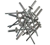 RIVETS ECLATEURS ALUMINIUM TIGE ACIER TETE LARGE 4.8 x 20