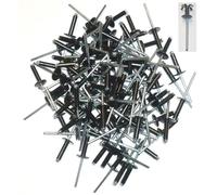 rivets eclateurs noirs tete large 4.8 x 20 -