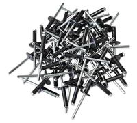RIVETS ECLATEURS NOIRS TETE LARGE 4.8 x 20