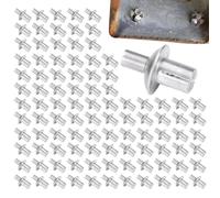 Rivets en aluminium aveugle - Attaches semi-circulaires | Dome Head Pop Rivet Rivet Type de frappe Design | Rivets d'extension pour projets à la maison | Matériel de réglage de précision pour