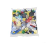 Rivets en plastique pour panneaux de garniture de portière de voiture hybride, fixations de type poussoir pour une installation facile (500 pièces)
