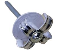 Rivets floraux larges ailes blanches 4 x 16 mm (boîte de 250 pièces)